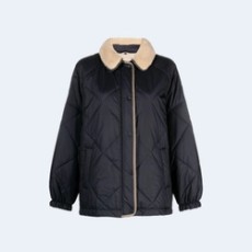 브루넬로 쿠치넬리 프레스 스터드 퀄팅 자켓